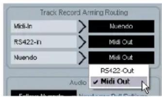 STEINBERG Nuendo SyncStation - Changing the USB track arming in Nuendo - 1
