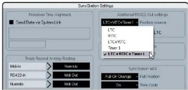 STEINBERG Nuendo SyncStation - Position request setting in Nuendo - 1