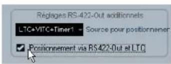 STEINBERG Nuendo SyncStation - Paramétrage de la source de positionnement dans Nuendo - 1