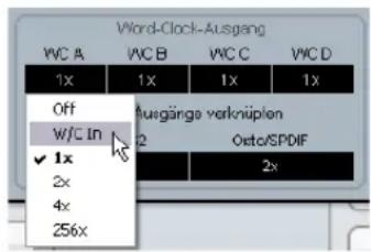 STEINBERG Nuendo SyncStation - Anpassen des Word-Clock-Ausgangs in Nuendo - 1