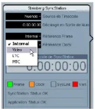 STEINBERG Nuendo SyncStation - Changement de reference frame dans Nuendo - 1