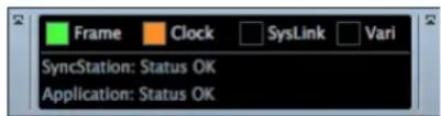 STEINBERG Nuendo SyncStation - The SyncStation Status window in Nuendo - 1