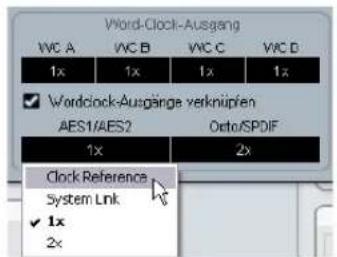STEINBERG Nuendo SyncStation - Einstellen der AES-Clock-Ausgabe in Nuendo - 1
