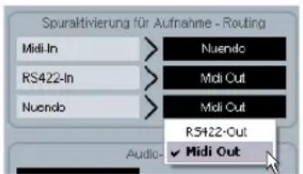 STEINBERG Nuendo SyncStation - Anpassen der Aufnahmebereitschaft für Spuren über USB in Nuendo - 1