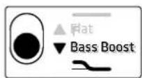 HK AUDIO Lucas 2K18 - Wahlschalter "Flat/Bass Boost" - 2