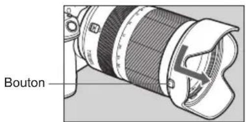 CANON RF 24240mm f46.3 IS USM - Installation du parasoleil - 1