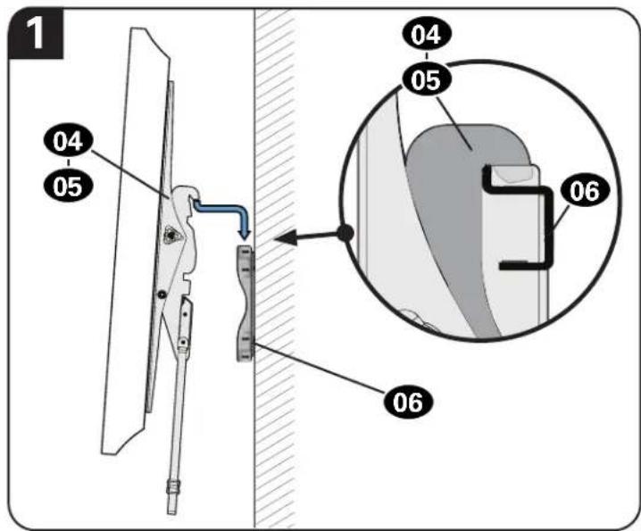 Secura QLT35 - STEP 3: Attach TV to Wall Plate - 2