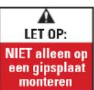 Secura QLT35 - Controleer voor u begint of deze wandbevestiging ook voor u geschikt is! - 2