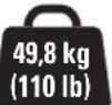 Secura QLT35 - Su teilevisor pesa mas de 49,8 kg (110 lb) incluidos los accesarios? - 1