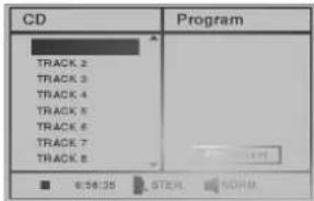 LG DV6812E1 - Ecoute d'un CD audio et d'un disque MP3 - 1
