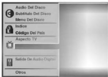 LG DS6512E1 - idioma del menu - 1