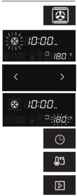 Pelgrim MAC214GLS - Oven functions - 1