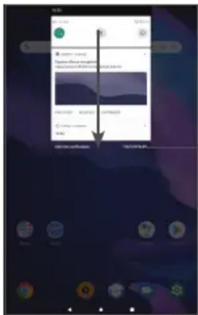 ALCATEL 1T10 Smart - Volet des notifications - 1