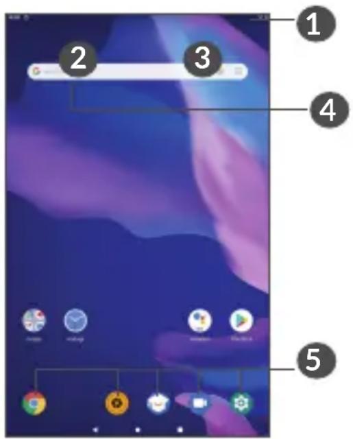 ALCATEL 1T10 Smart - Écran d'accueil - 1