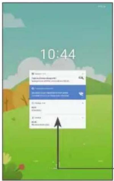 ALCATEL TKEE MAX - Pour déverrouiller l'écran de la tablette - 1