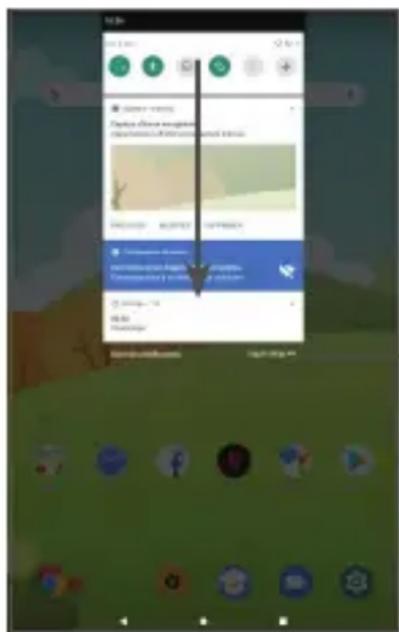 ALCATEL TKEE MAX - Volet des notifications - 1
