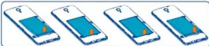 ALCATEL One Touch Pop Star - Installer et extraire la batterie - 1