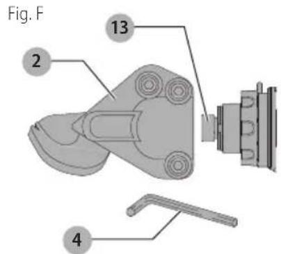 DEWALT DCS494 - Retirer et remplacer des pièces (Fig. A, F-H) - 1