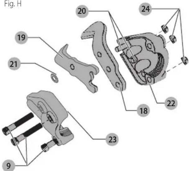 DEWALT DCS494 - Remove and Replace Parts (Fig. A, F-H) DCS496 - 3