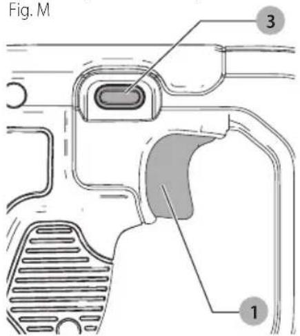 DEWALT DCS496 - Commutateur à vitesses variables (Fig. M) - 1