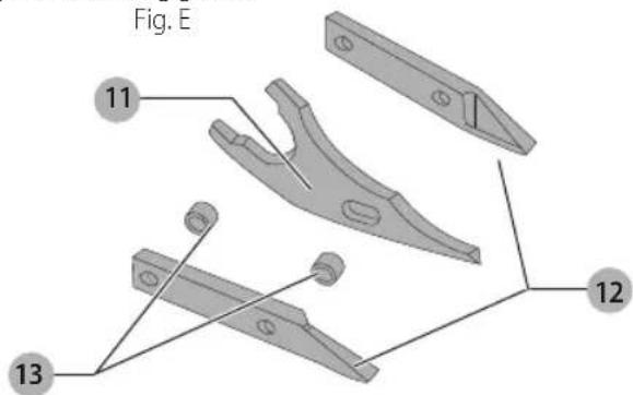 DEWALT DCS491 - Remove and Replace Parts (Fig. A, D, E) DCS491, DCS494 - 2