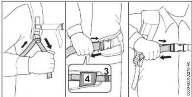 STIHL BGA 200 - Pose et ajustage du cordon d'alimentation électrique - 4