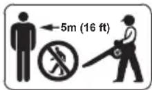 STIHL BGA 200 - Simboli di avvertimento - 7