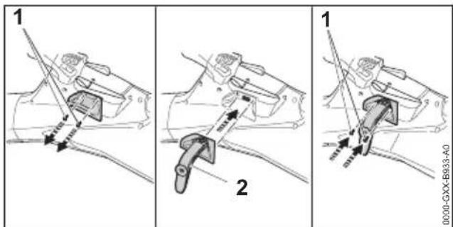 STIHL BGA 200 - Komfort-Tragsystem anbauen - 1