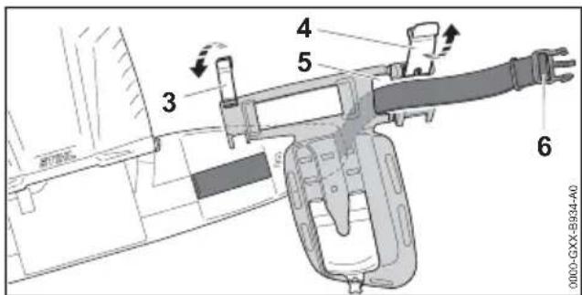 STIHL BGA 200 - Komfort-Tragsystem anbauen - 2