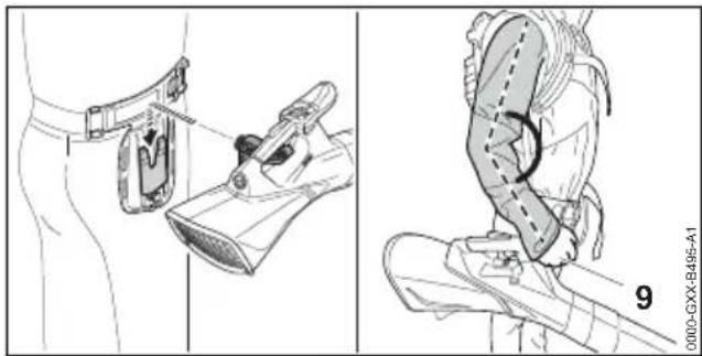 STIHL BGA 200 - Confort-draagsysteem monteren - 5
