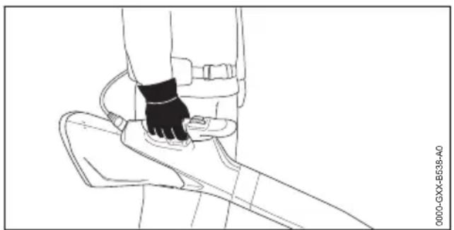 STIHL BGA 200 - Tenere e guidare il soffiatore - 1