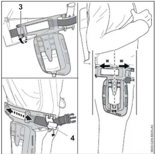 STIHL BGA 200 - Confort-draagsysteem monteren - 3