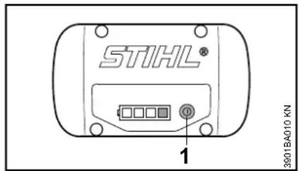 STIHL BGA 85 - LEDs am Akku - 1