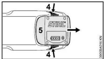 STIHL BGA 85 - Stop af maskinen - 3