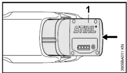 STIHL BGA 85 - A berendezés bekapcsolása - 1