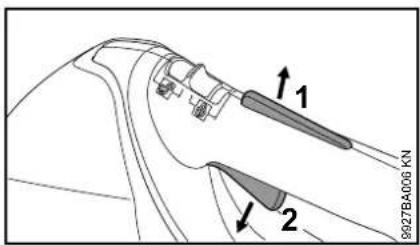 STIHL BGA 85 - Desconectar laquina - 1