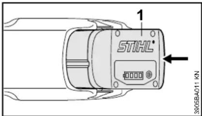 STIHL BGA 85 - Inserimento dell'apparecchiatura - 1