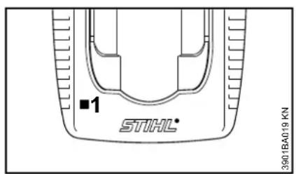 STIHL BGA 85 - If the red LEDs glow continuously / flash - 2