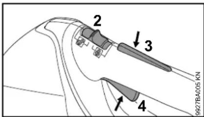 STIHL BGA 85 - Mise en marche de la machine - 2
