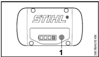 STIHL BGA 85 - LEDs en el Accumulator - 1