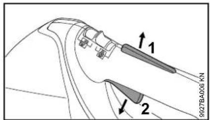 STIHL BGA 85 - Disinserimento dell'apparecchiatura - 1