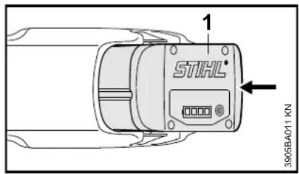 STIHL BGA 85 - Gerä einschalten - 1