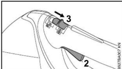 STIHL BGA 85 - Apparaat uitschakelen - 2