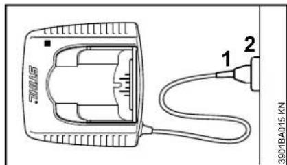 STIHL BGA 85 - HεKπρικό σύνδεση φορτίση - 1