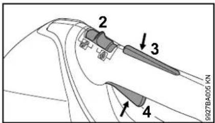 STIHL BGA 85 - Gerä einschalten - 3