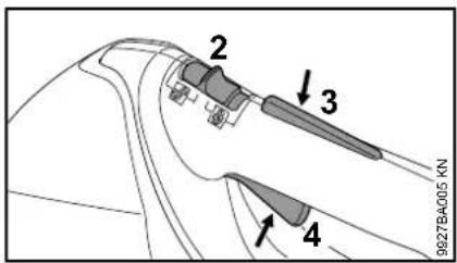 STIHL BGA 85 - Kapcsolja be a keszüléket - 2