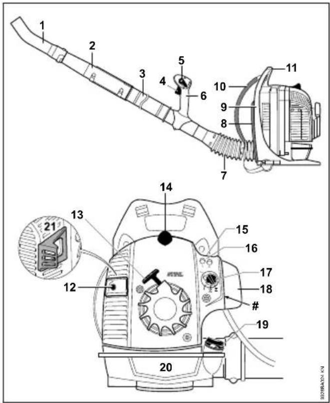STIHL BR 200 - Verschleißteile - 1