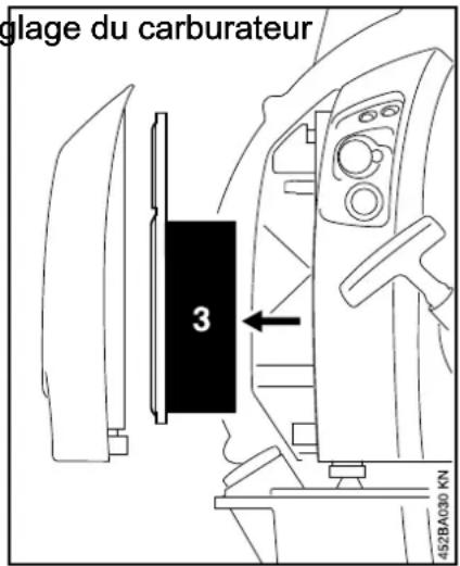 STIHL BR 700 - Remplacement du filtre à air Réglage du carburateur - 2
