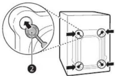 LG F0L2CRV2T2C - Retirer les boulons d'assemblage - 2