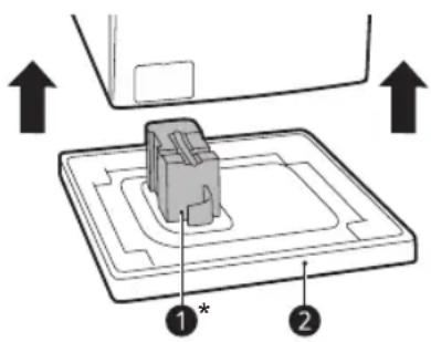 LG F0L2CRV2T2C - Retirar o equipments da base de esferovite - 1